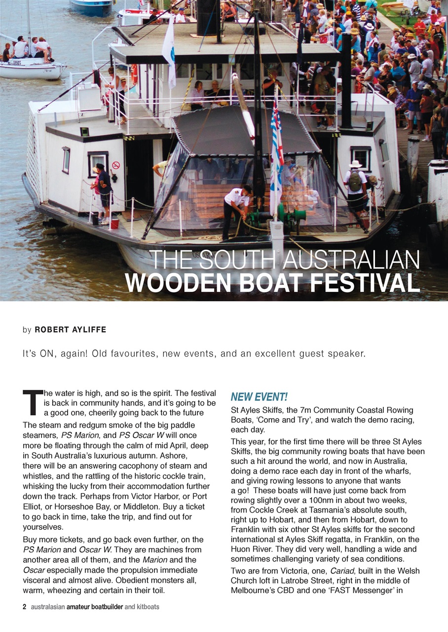 Australian Amateur Boat Builder Preview Pages