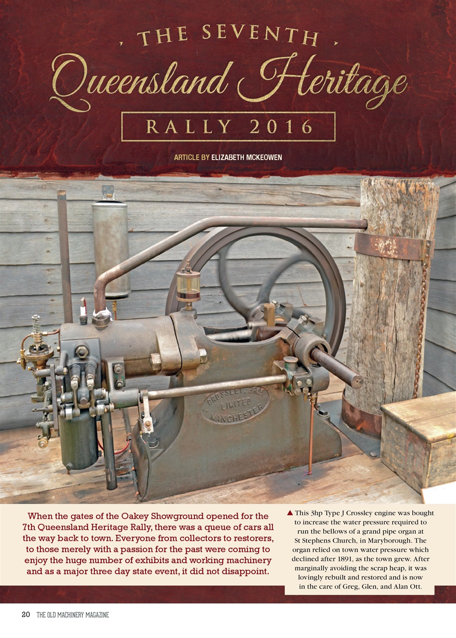 The Old Machinery Magazine Preview Pages