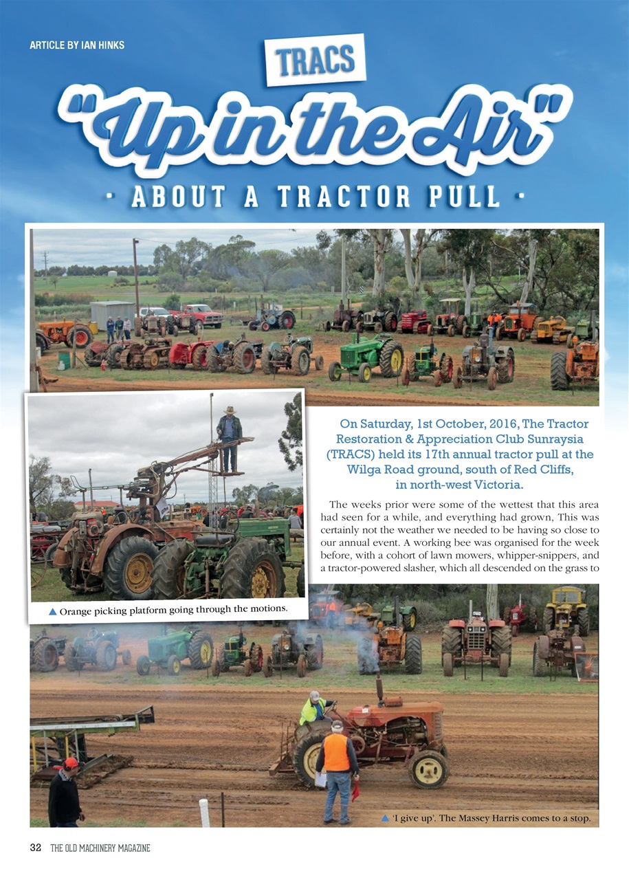 The Old Machinery Magazine Preview Pages