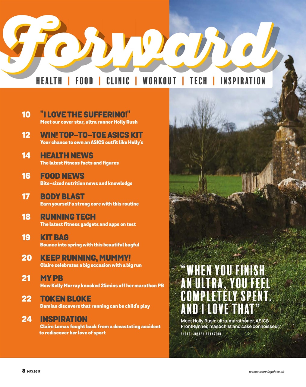 Women’s Running Preview Pages