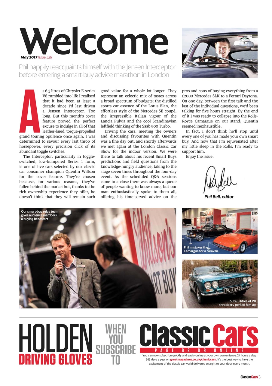 Classic Cars Preview Pages