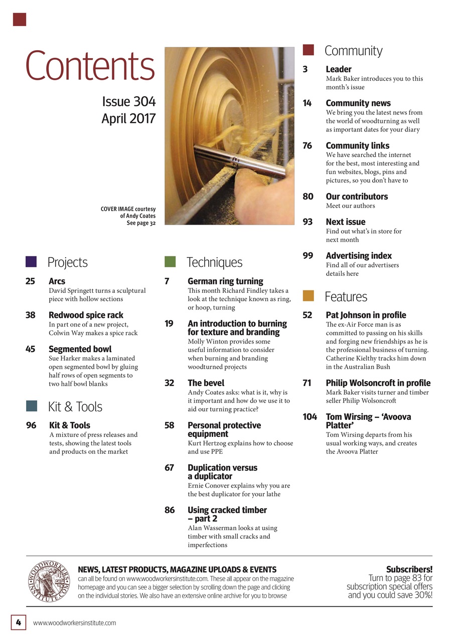 Woodturning Preview Pages