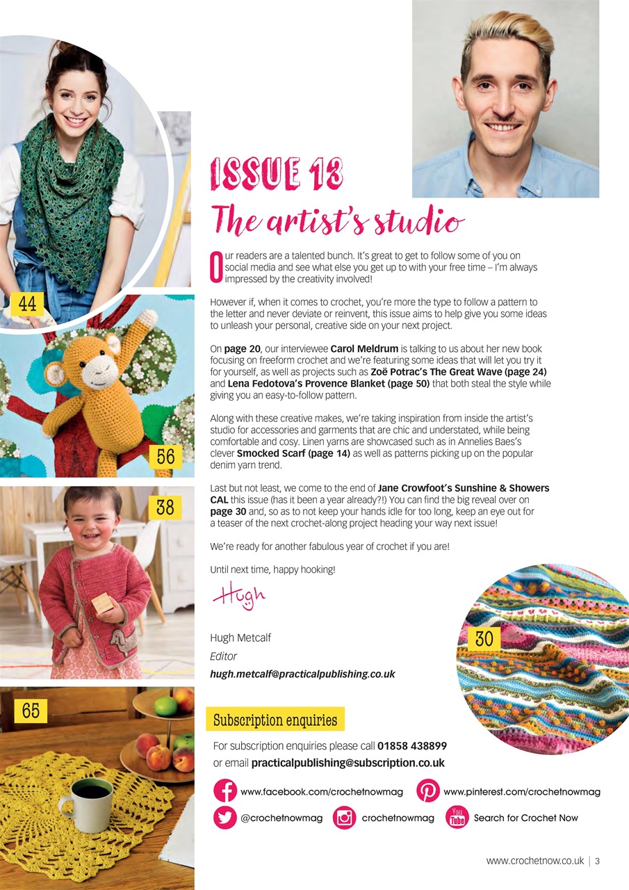 Crochet Now Magazine Preview Pages