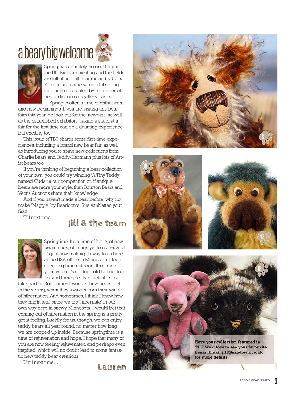 Teddy Bear Times Preview Pages