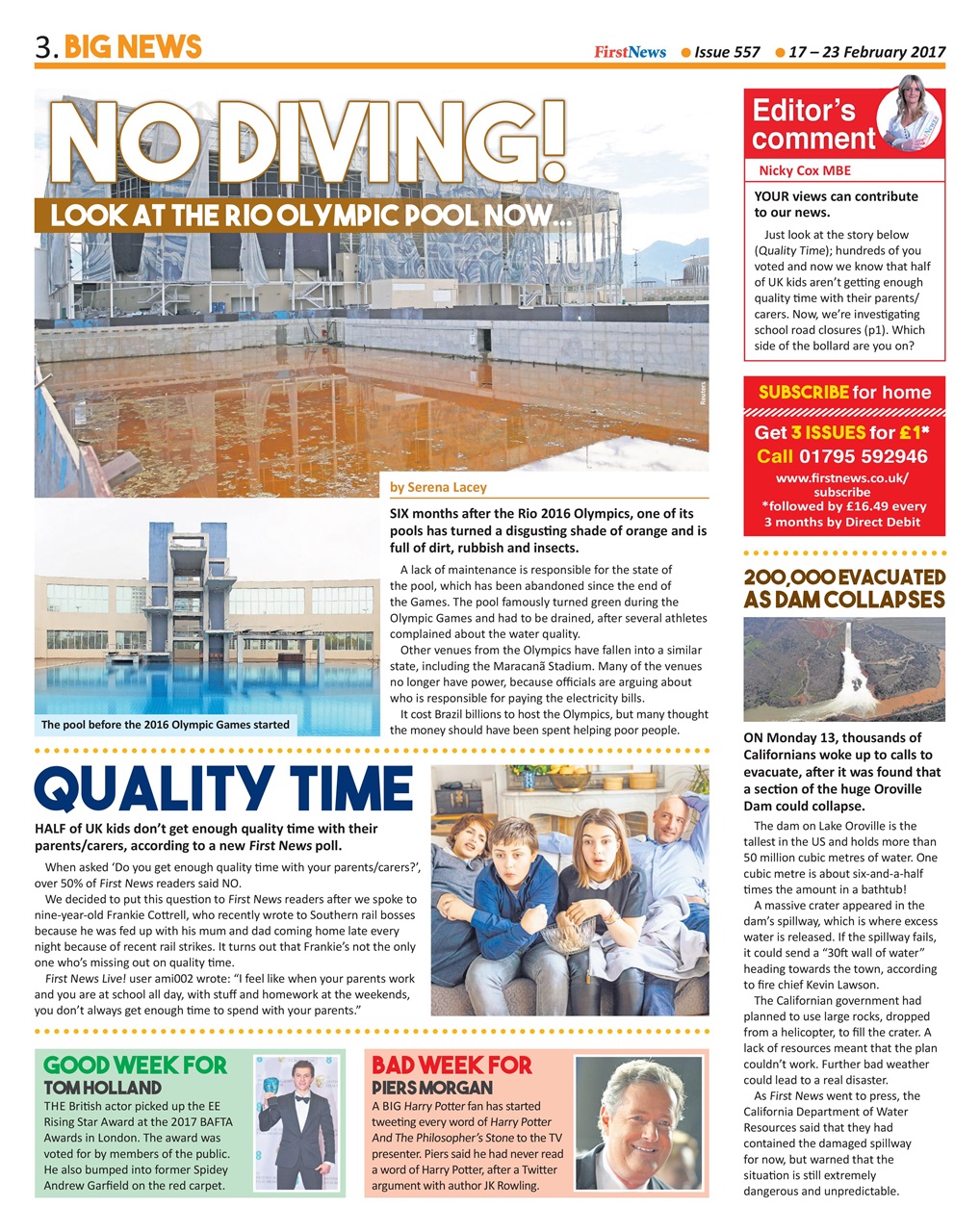 First News Preview Pages