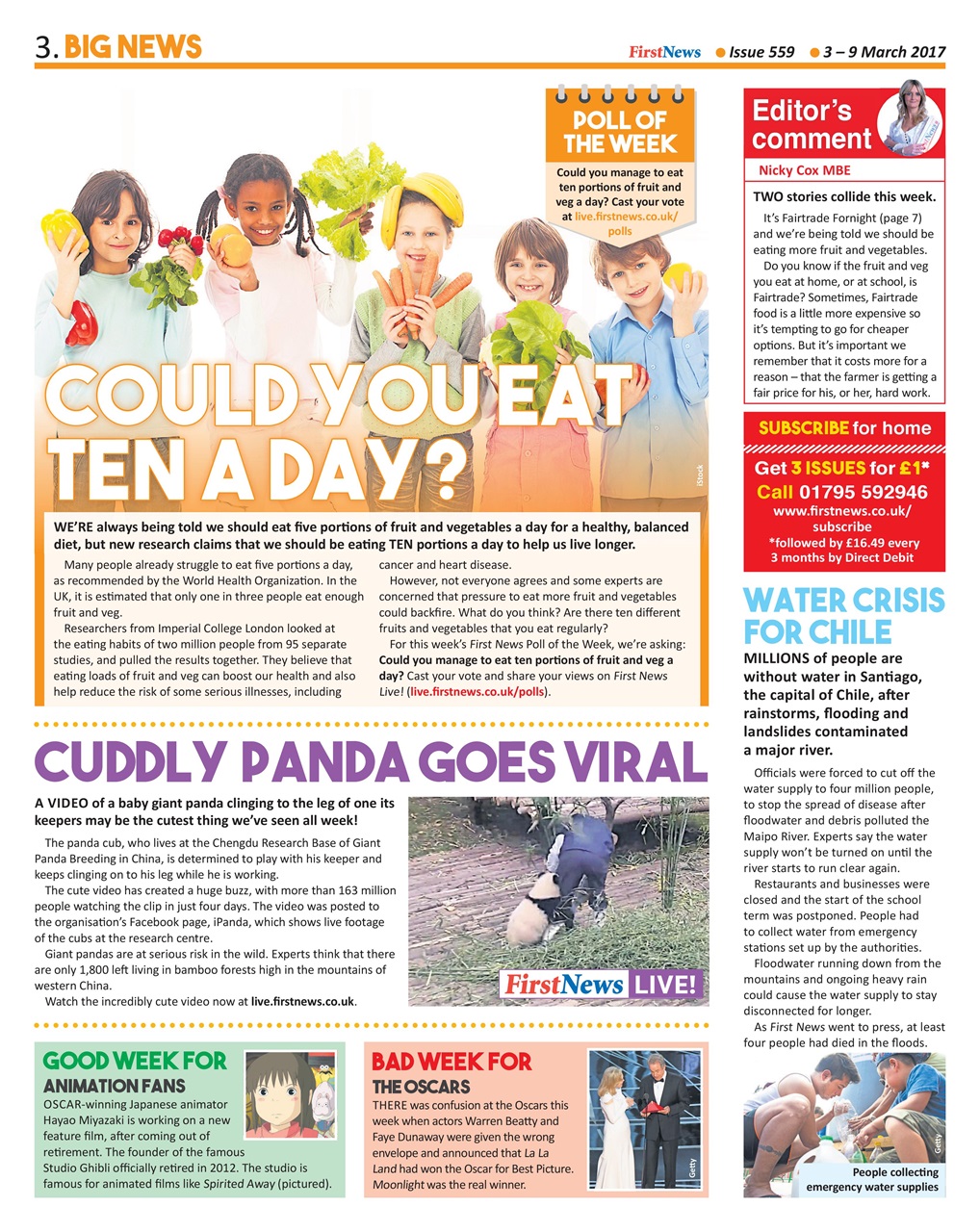 First News Preview Pages