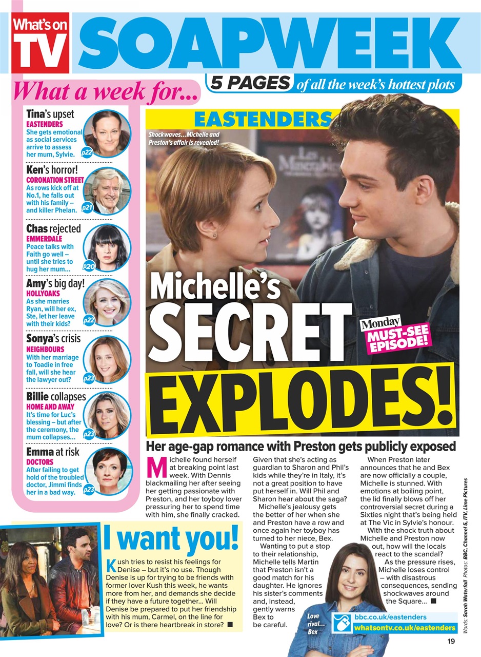What's on TV Preview Pages