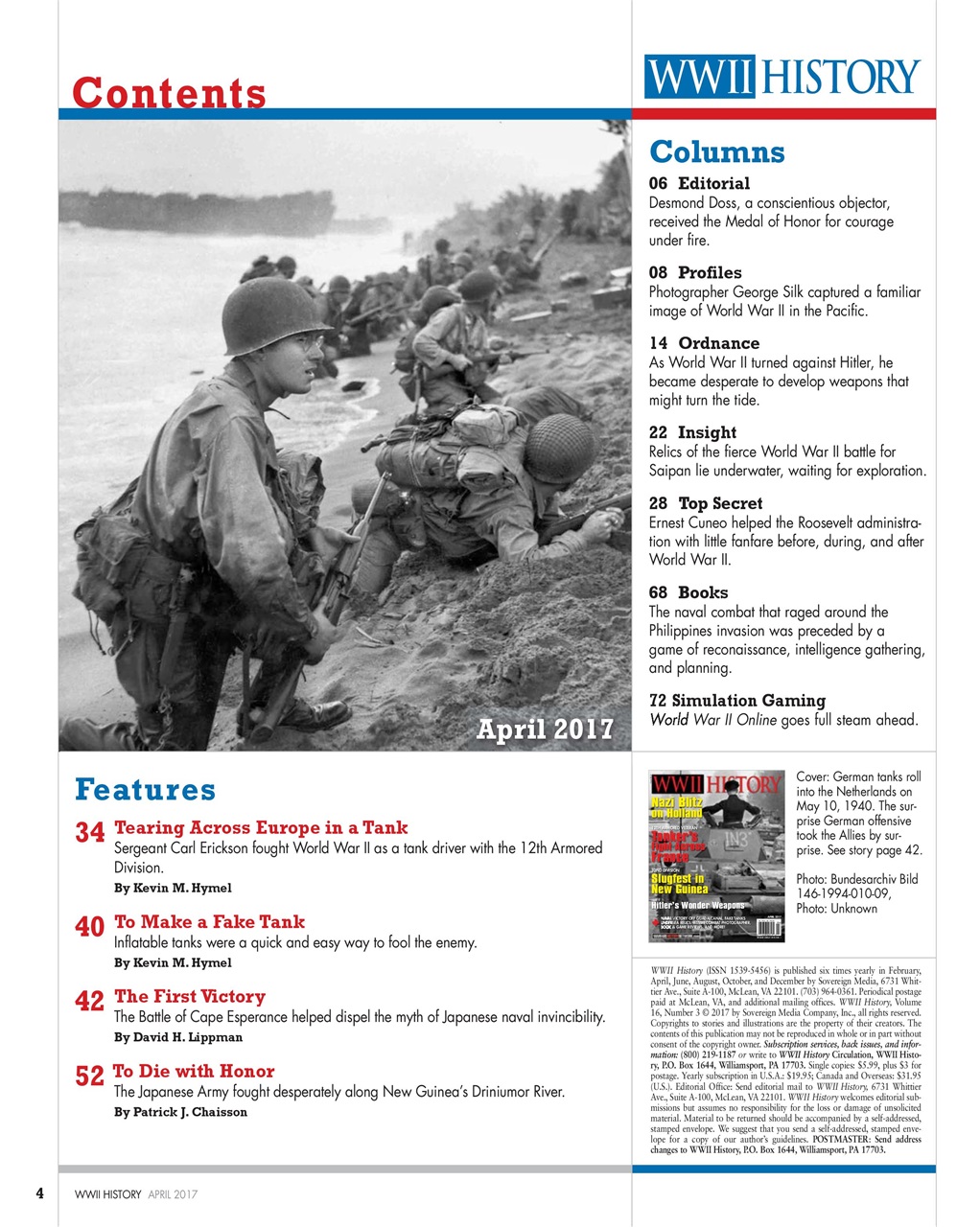 WW2 History Magazine Preview Pages