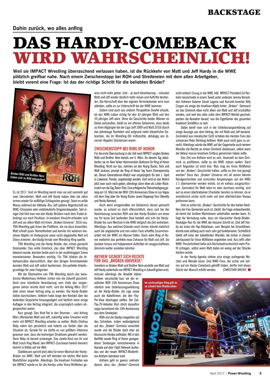 Power-Wrestling Preview Pages