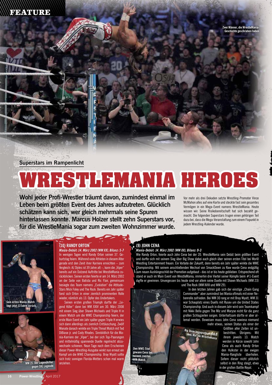 Power-Wrestling Preview Pages