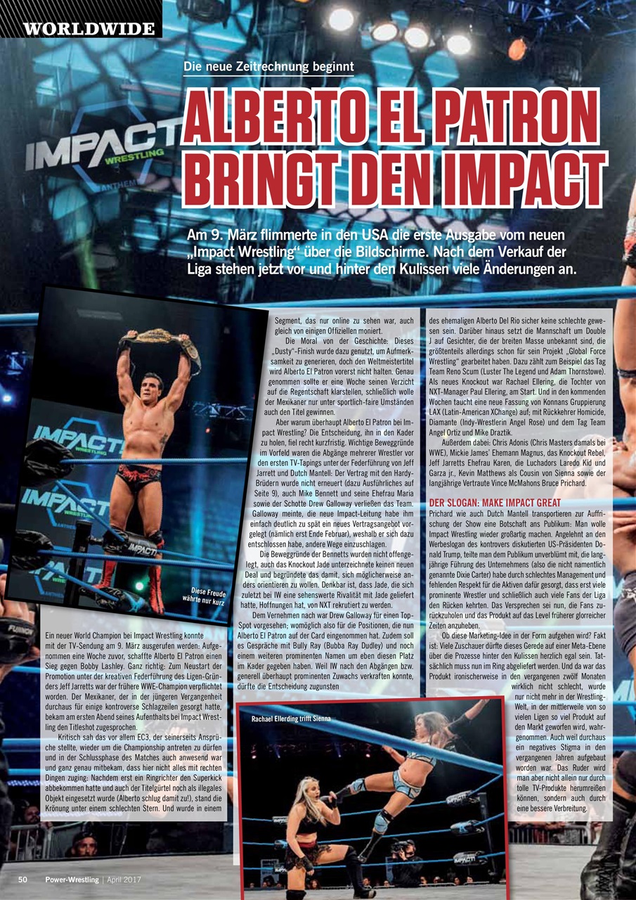Power-Wrestling Preview Pages
