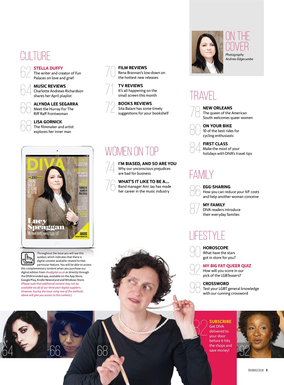 DIVA Magazine Preview Pages