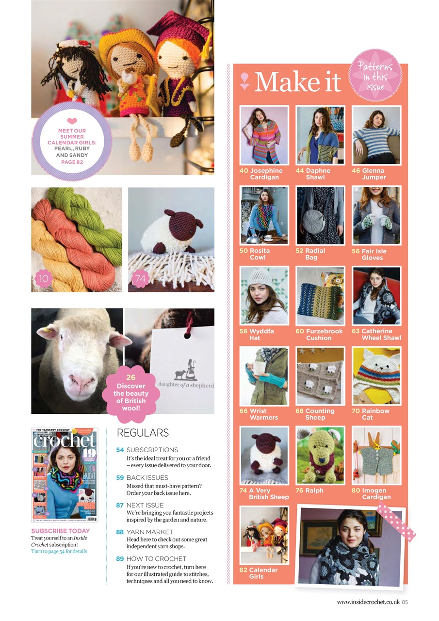 Inside Crochet Preview Pages