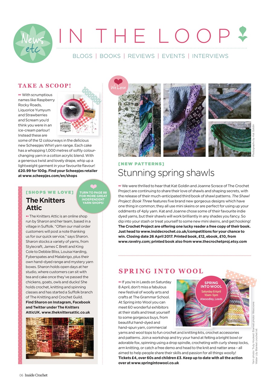 Inside Crochet Preview Pages