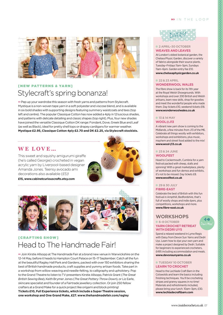 Inside Crochet Preview Pages