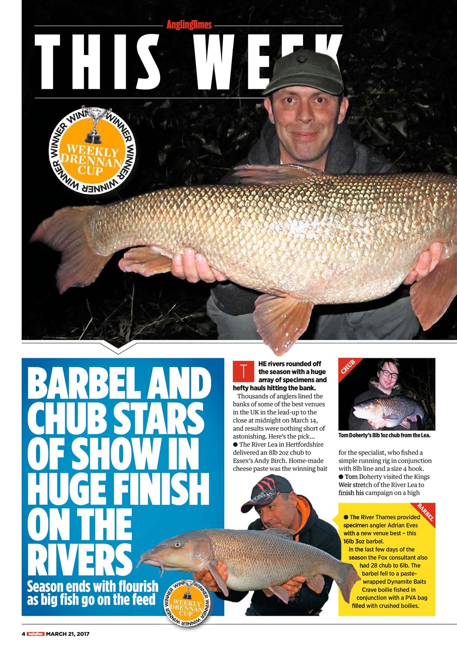 Angling Times Preview Pages