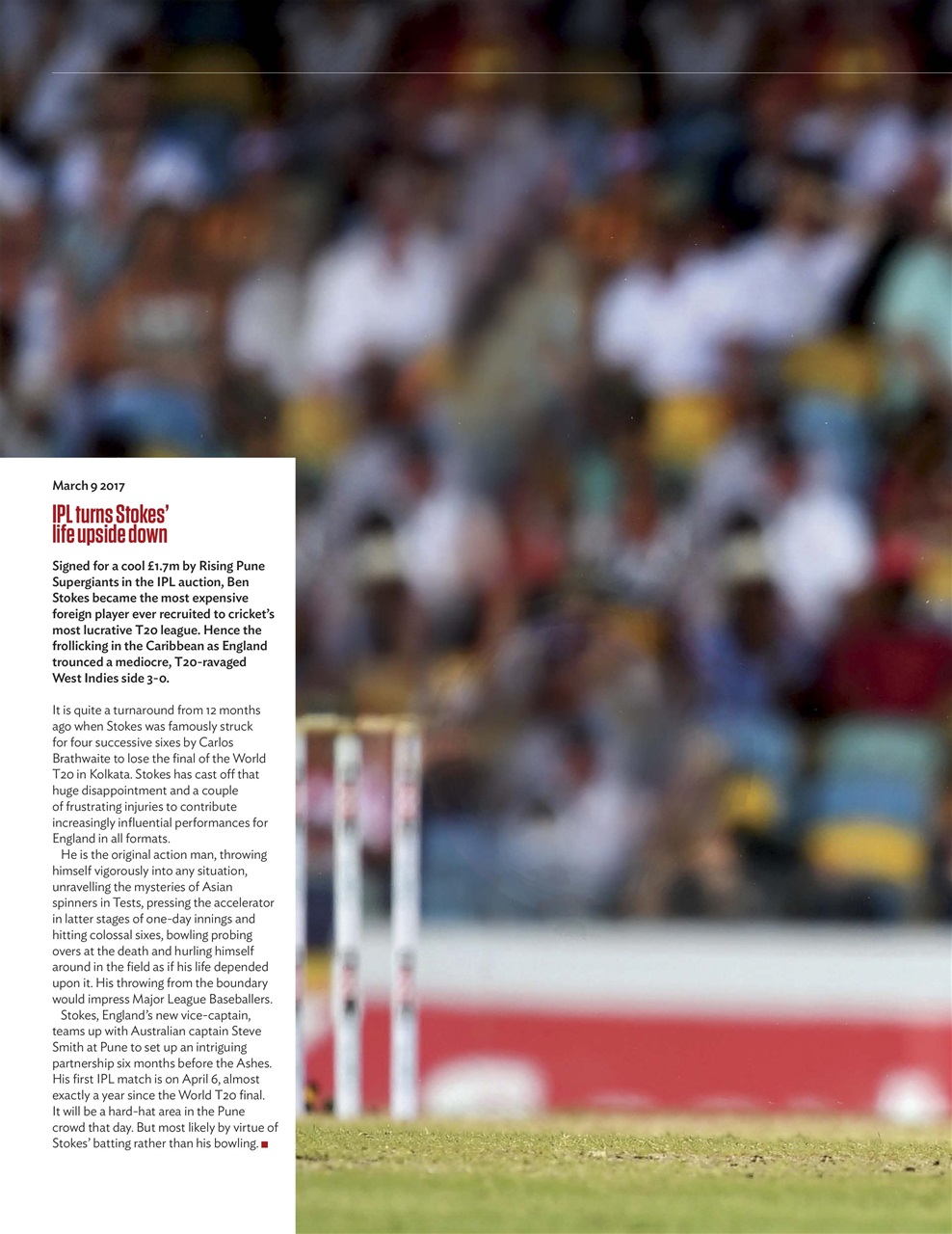 The Cricketer Magazine Preview Pages