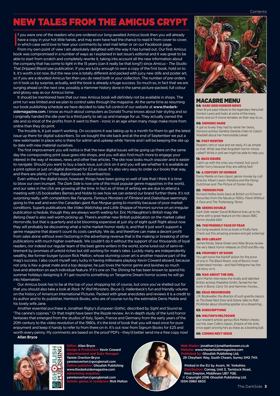 The Darkside Preview Pages