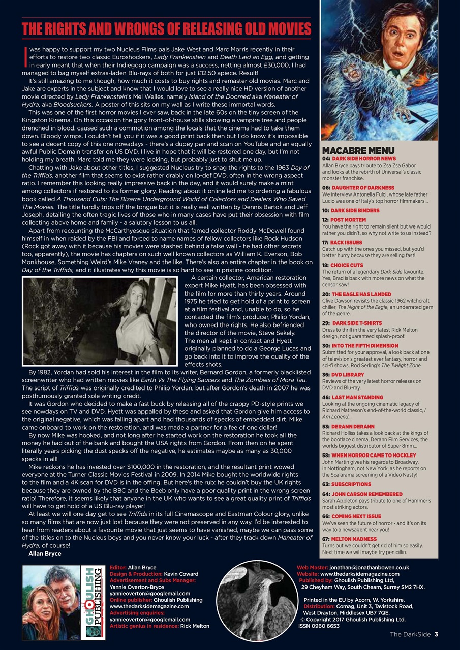 The Darkside Preview Pages