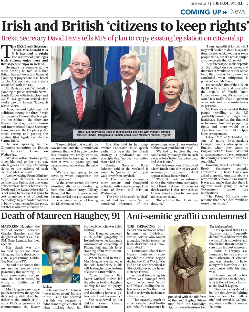 Irish World Preview Pages