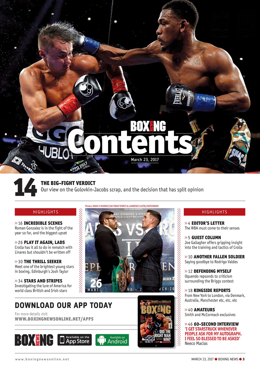 Boxing News Preview Pages