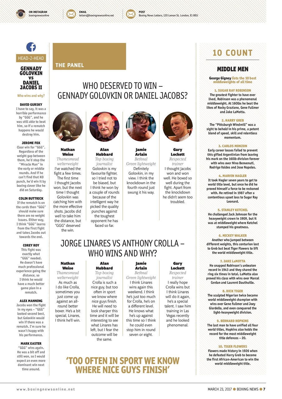 Boxing News Preview Pages