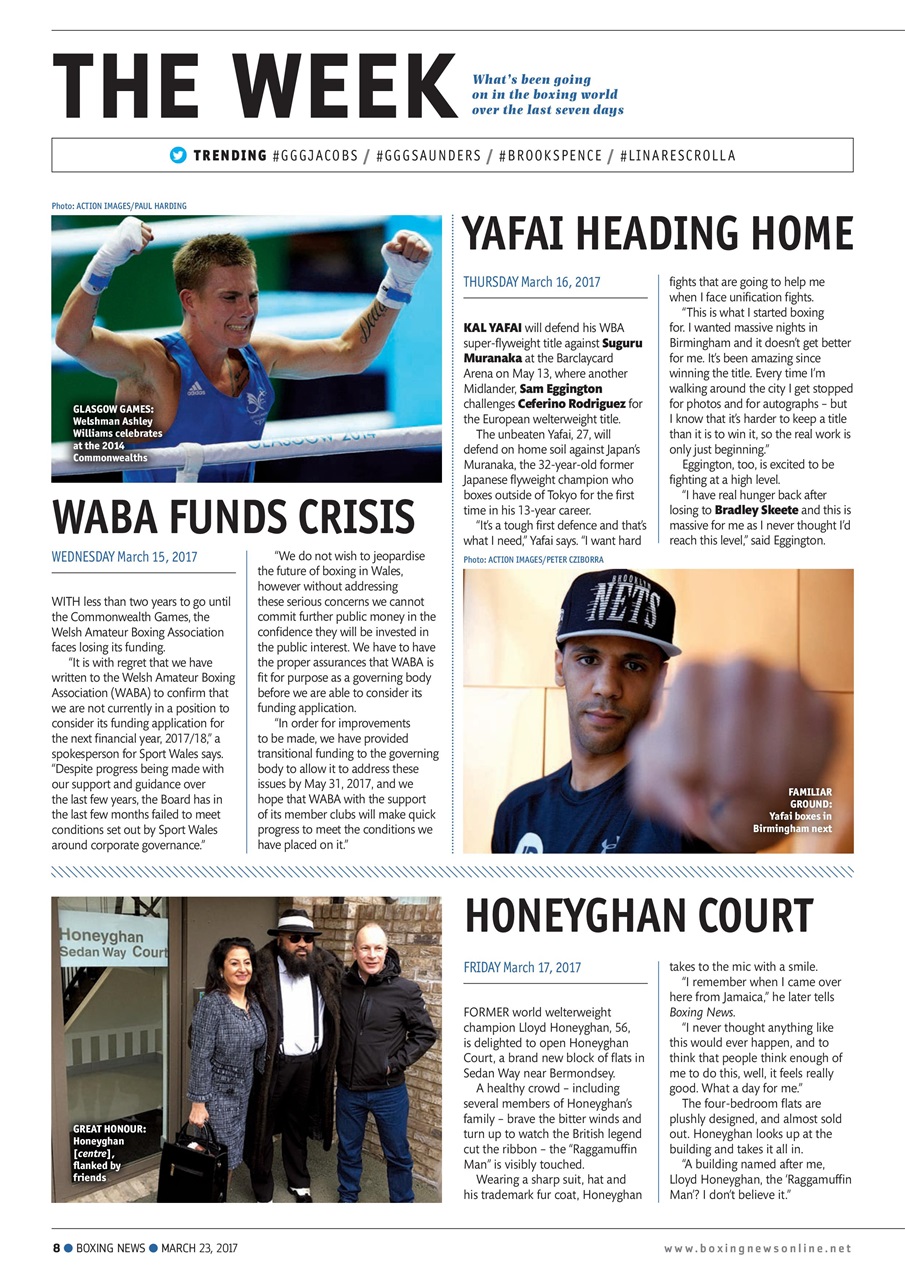 Boxing News Preview Pages