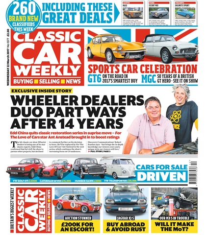 Classic Car Weekly issue 22nd March 2017