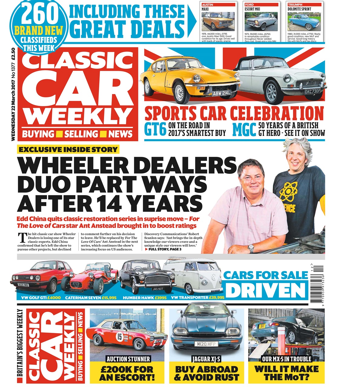 Classic Car Weekly Preview Pages