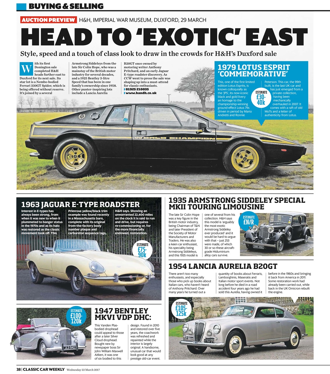 Classic Car Weekly Preview Pages