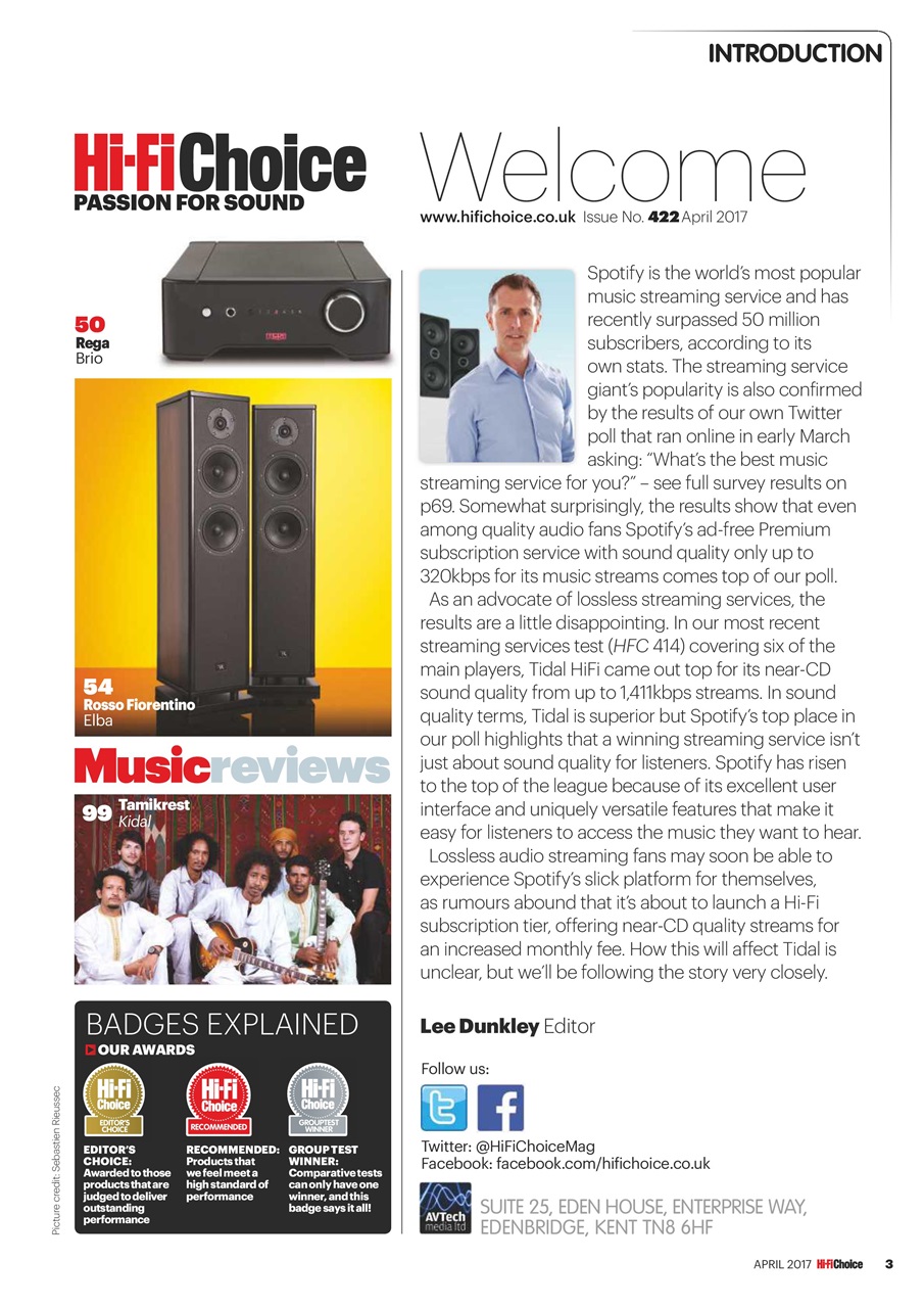 Hi-Fi Choice Preview Pages