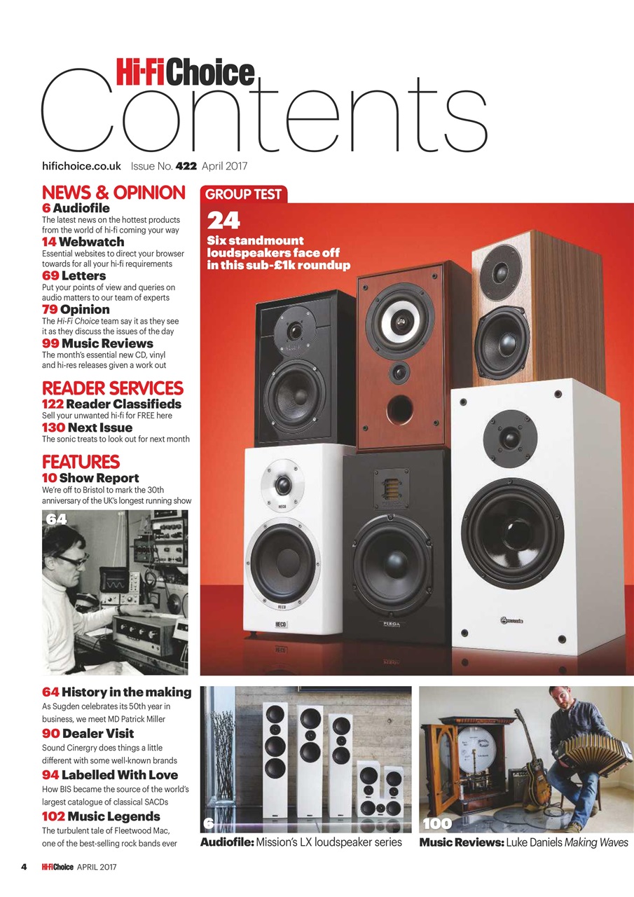 Hi-Fi Choice Preview Pages