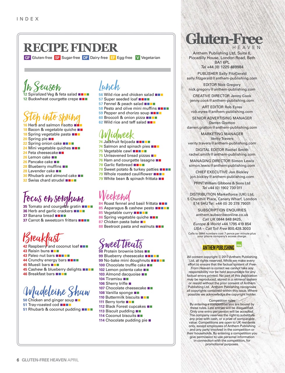 Gluten-Free Heaven Preview Pages