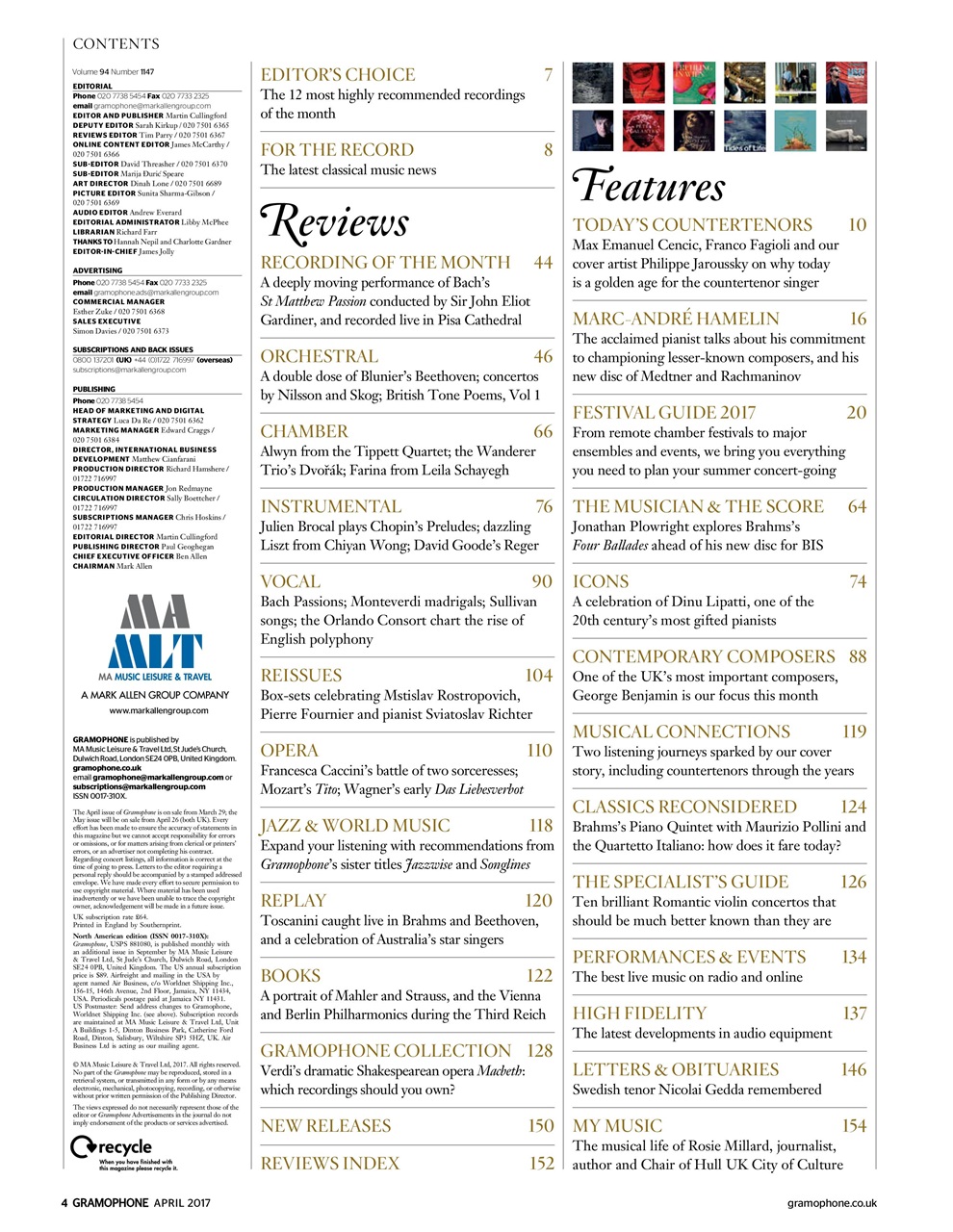 Gramophone Preview Pages