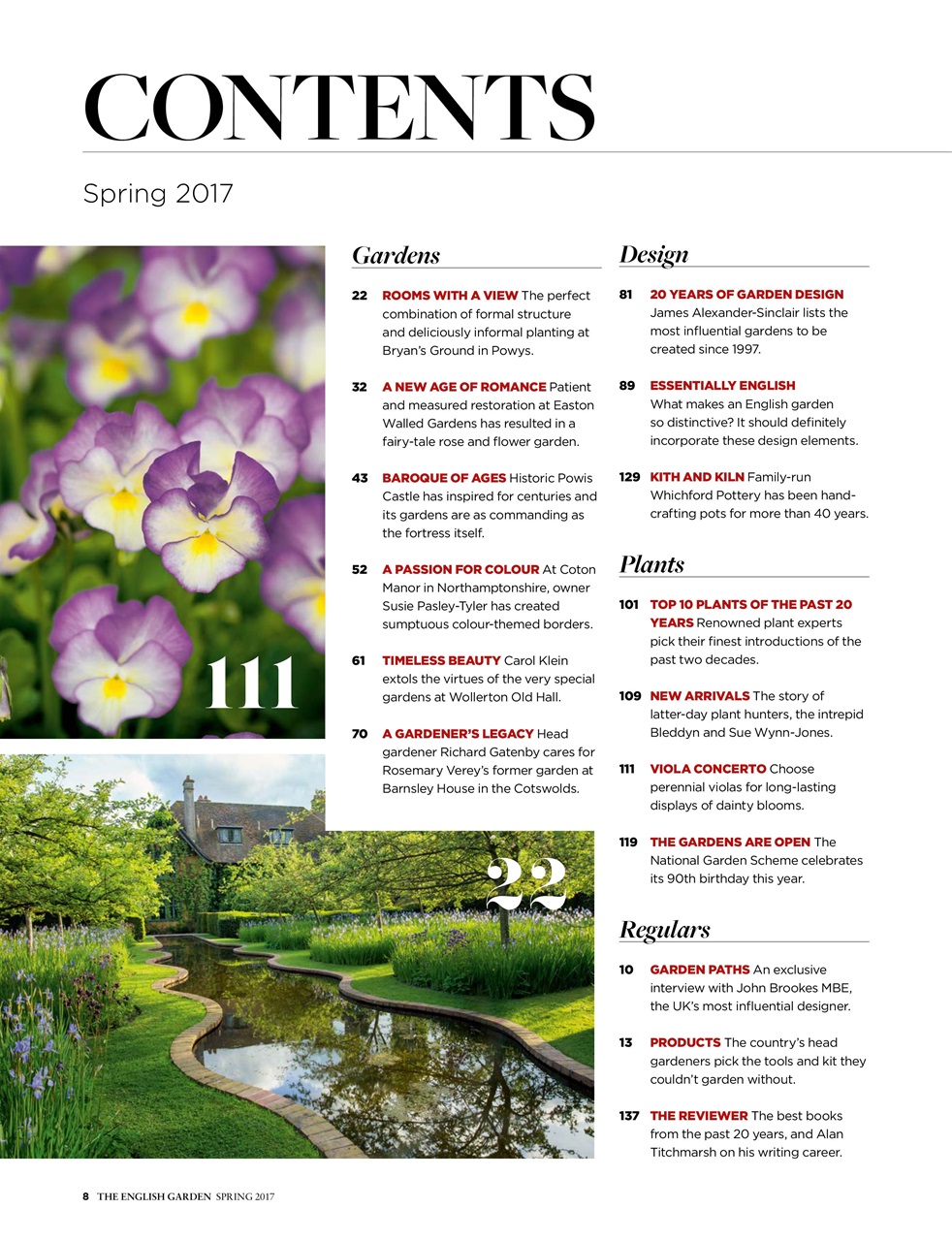 The English Garden Preview Pages