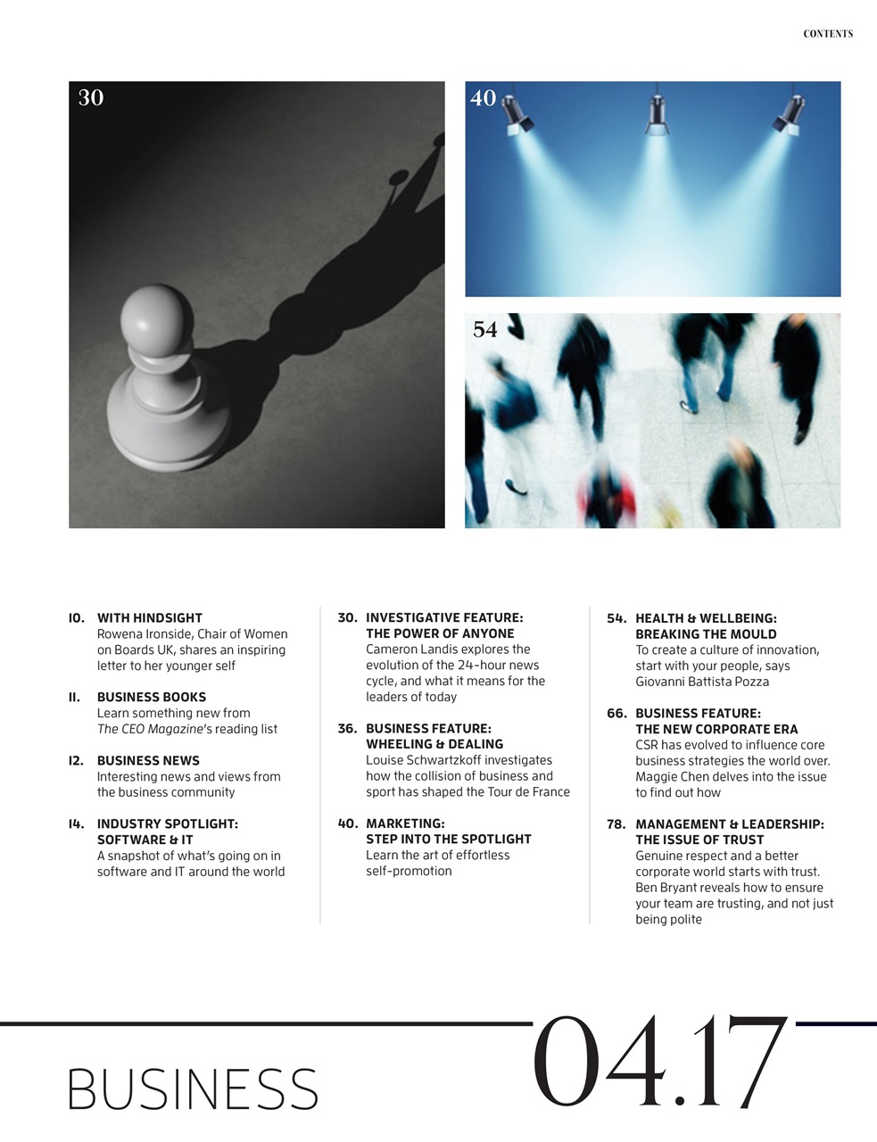 The CEO Magazine EMEA Preview Pages