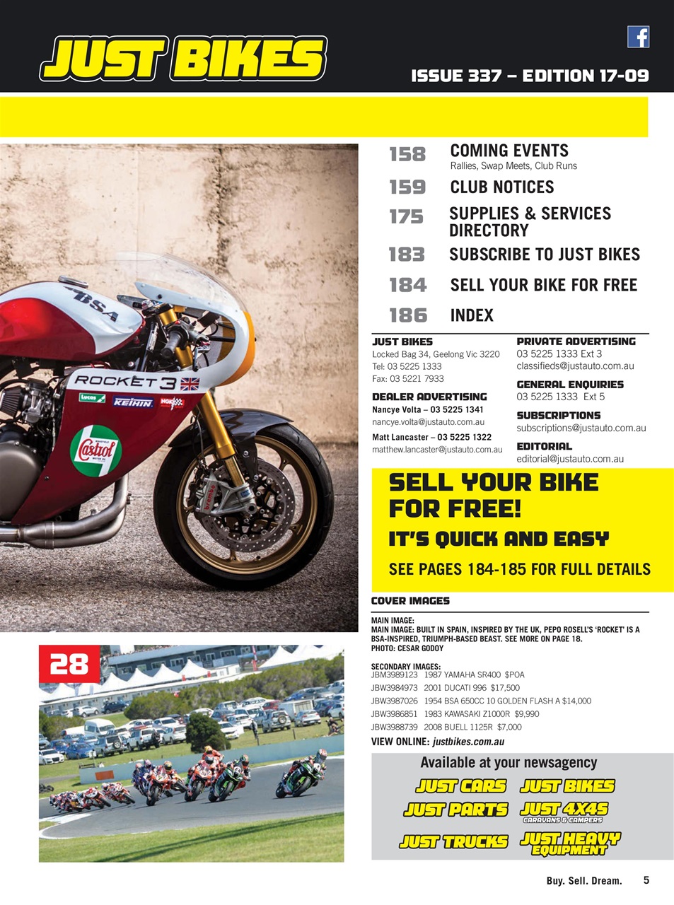 JUST BIKES Preview Pages