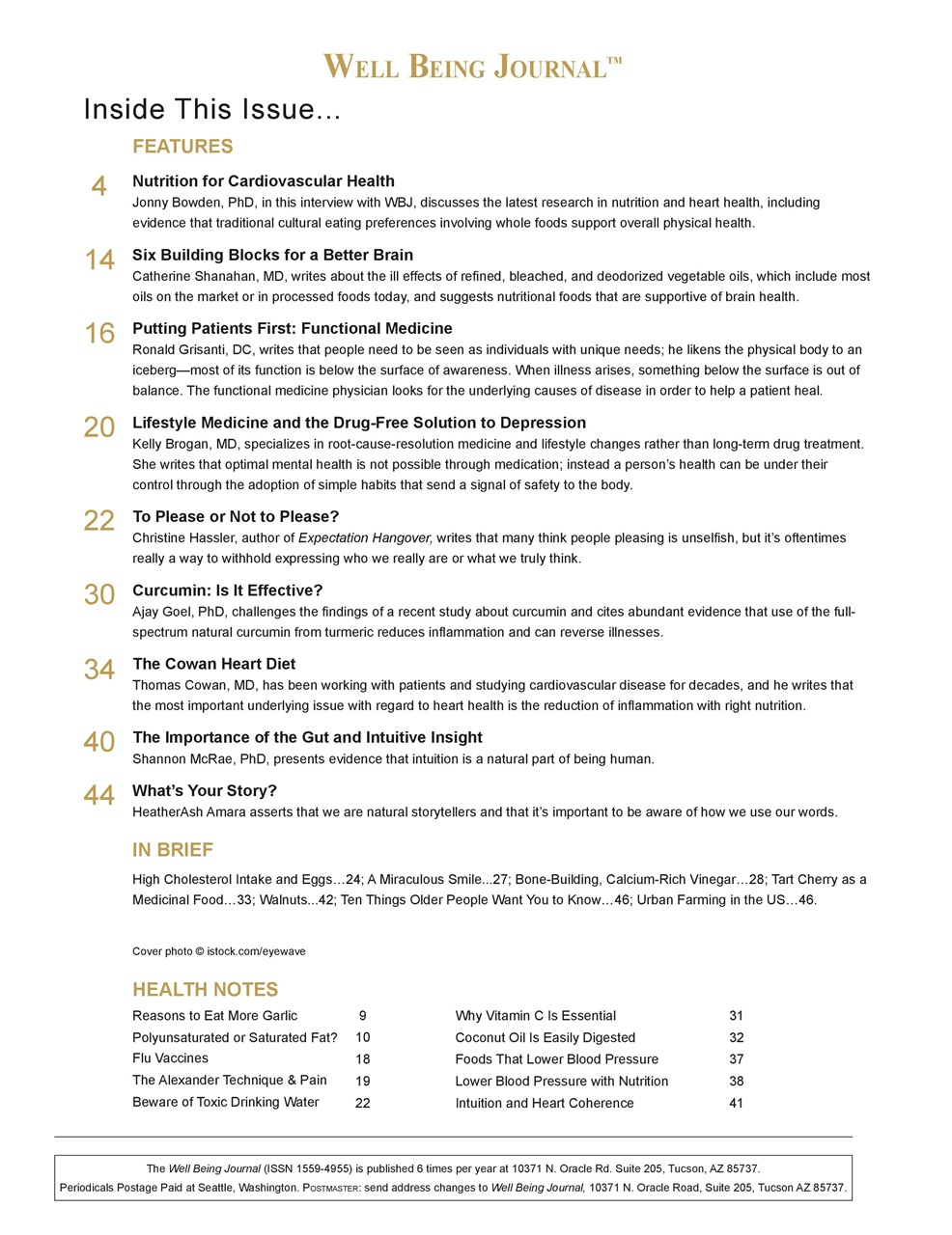 Well Being Journal Preview Pages