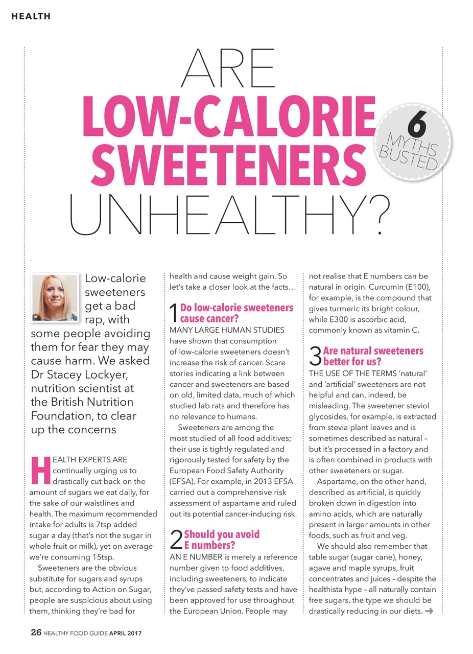 Healthy Food Guide Preview Pages