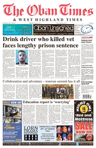The Oban Times & Lochaber Times issue 23rd March 2017