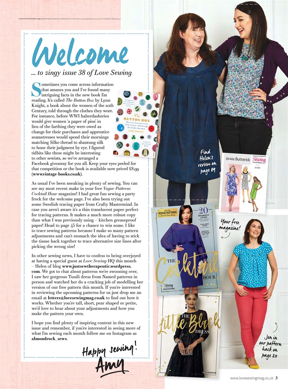 Love Sewing Preview Pages