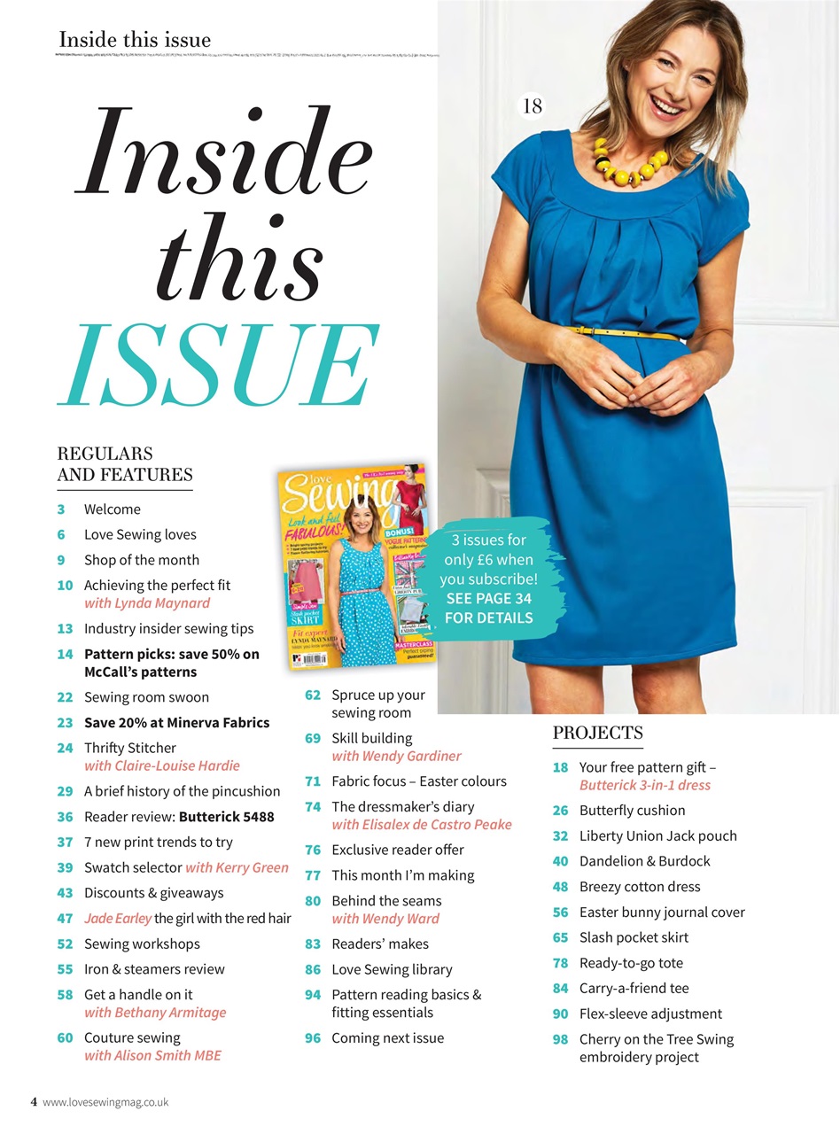 Love Sewing Preview Pages