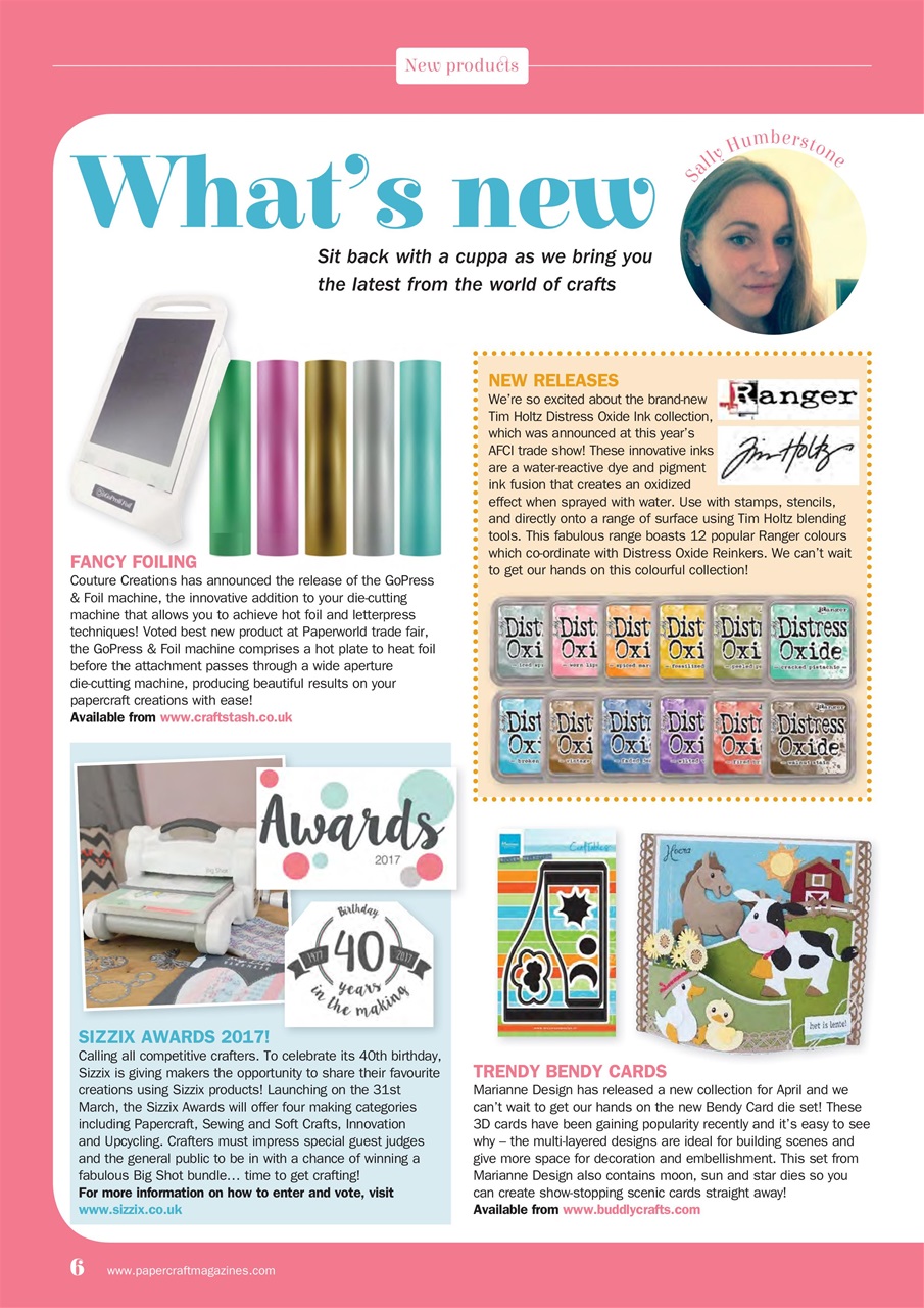 Simply Cards & Papercraft Preview Pages