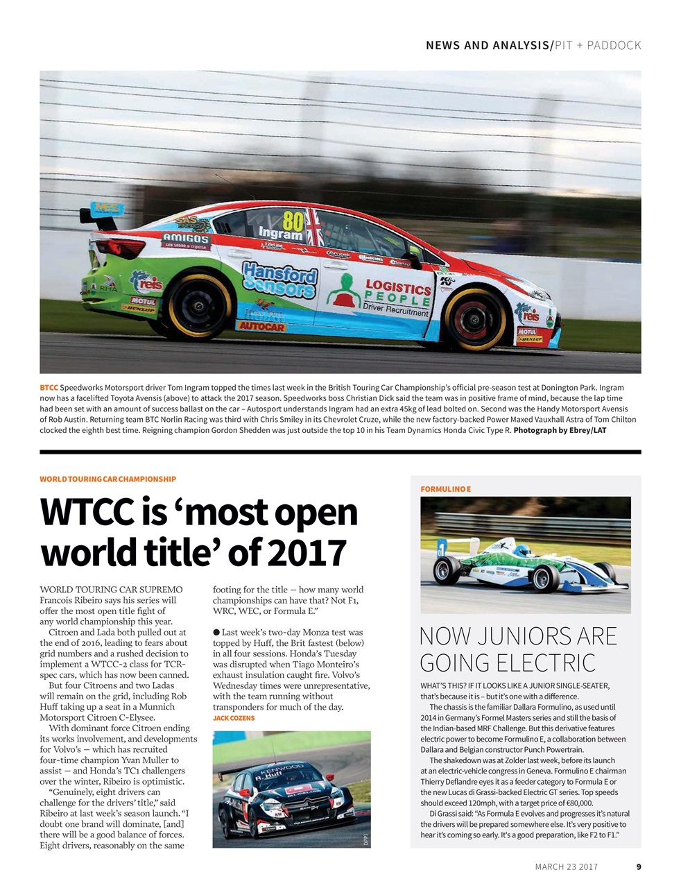 Autosport Preview Pages