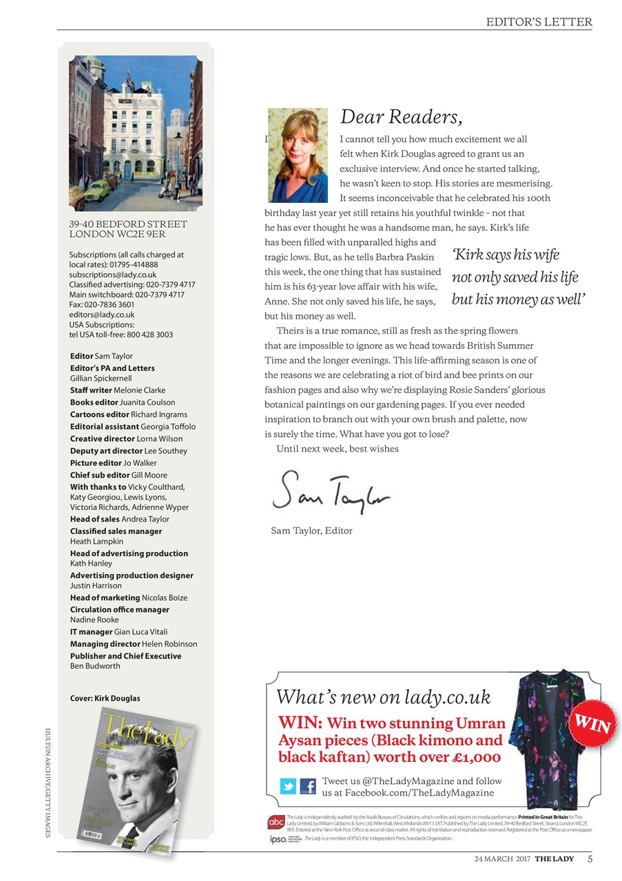 The Lady Preview Pages