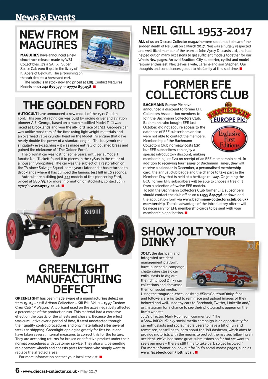Diecast Collector Preview Pages