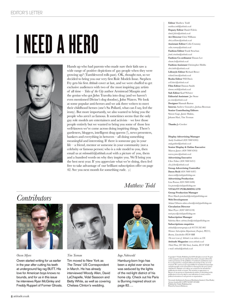 Attitude Preview Pages