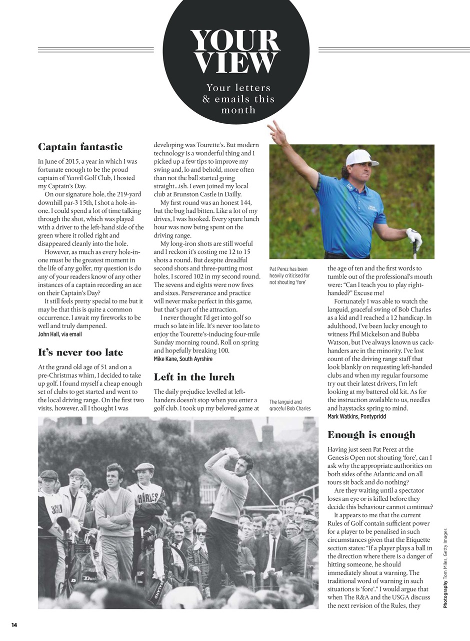 Golf Monthly Preview Pages