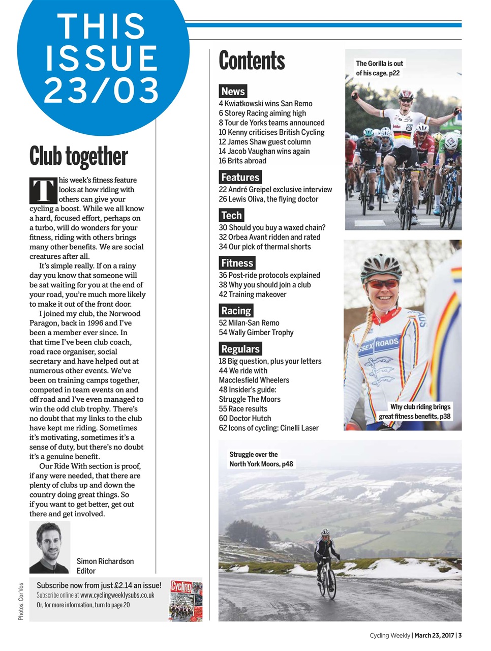 Cycling Weekly Preview Pages