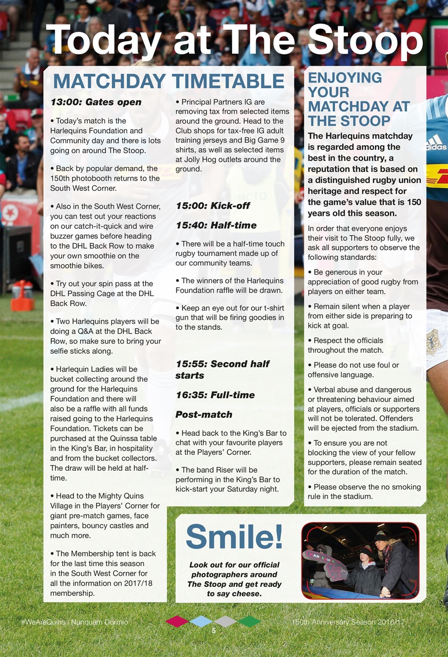 Harlequins Preview Pages
